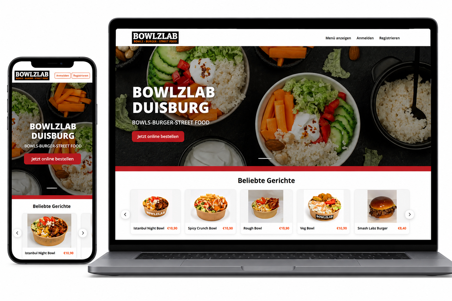 Online Bestellsystem Restaurant von SinghWeb